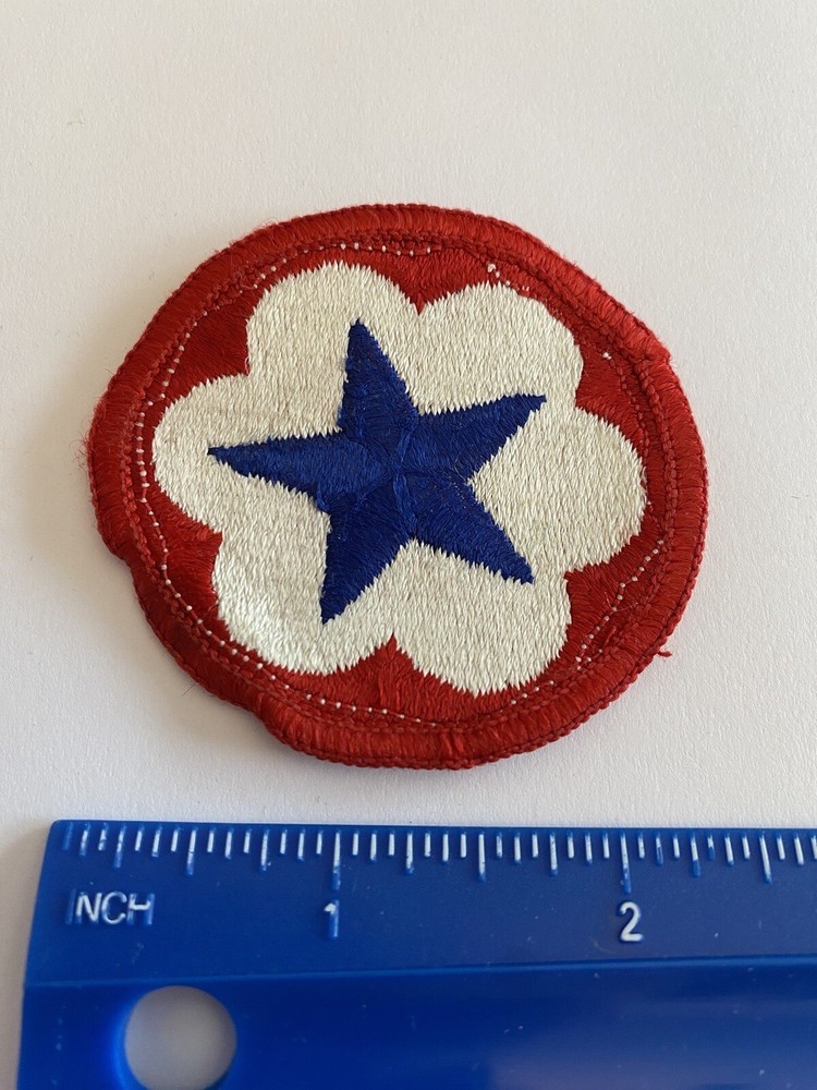 US Army Service Forces Patch Blue Star INV5493