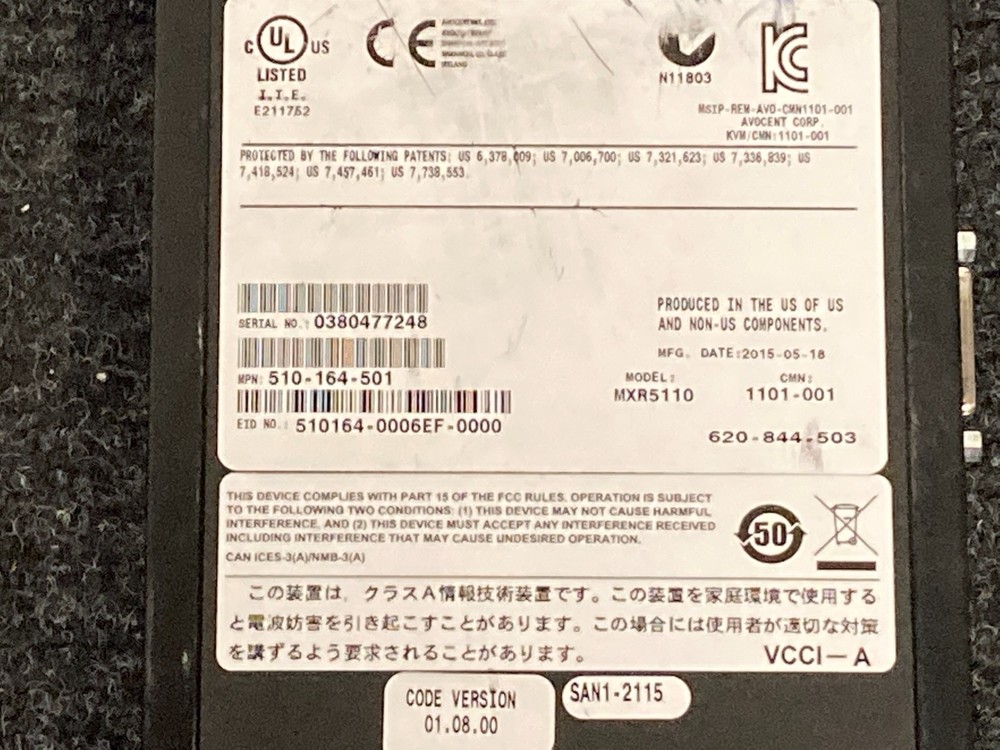 Avocent Matrix MXR5110 High Performance KVM (Unit Only)