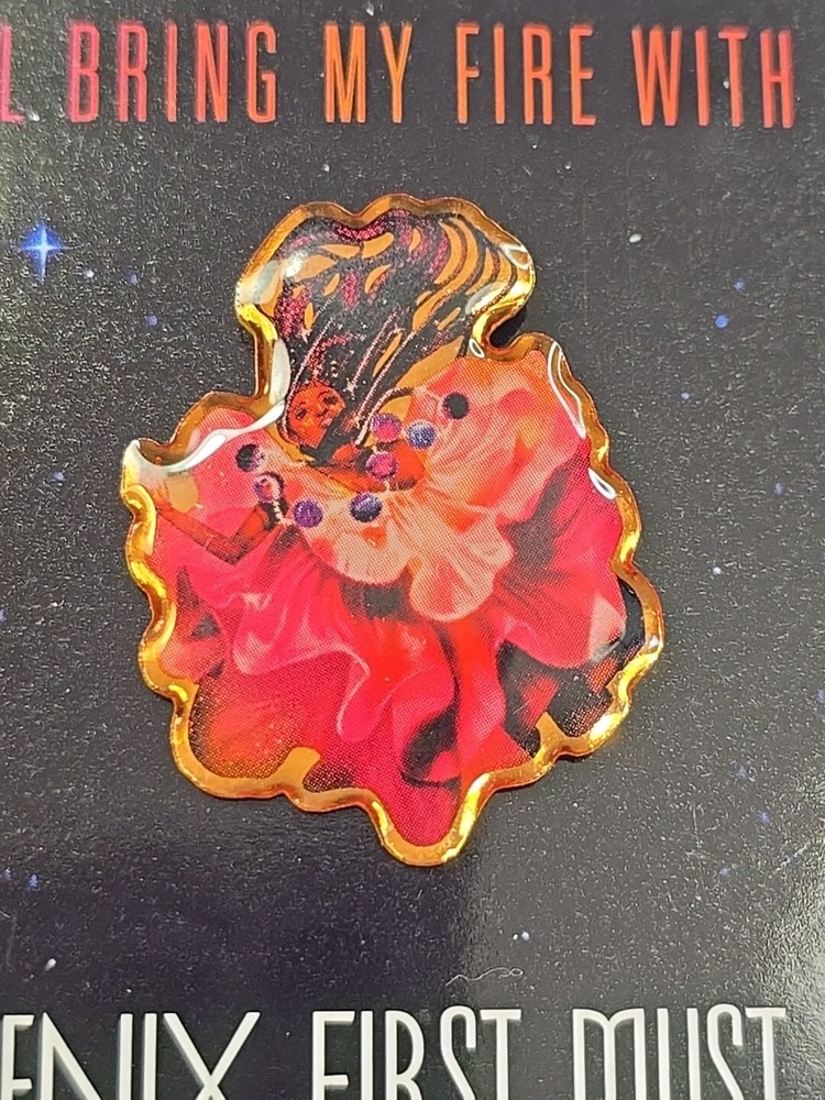 A Phoenix First Shall Burn Lapel Pin I Will Bring My Fire With Me