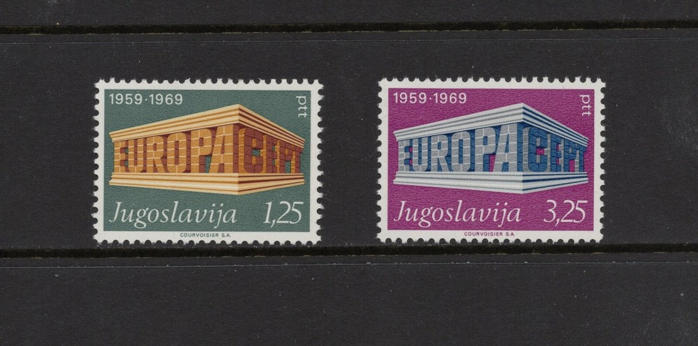 S4414   Yugoslavia  1969   Europa   2v.   MNH