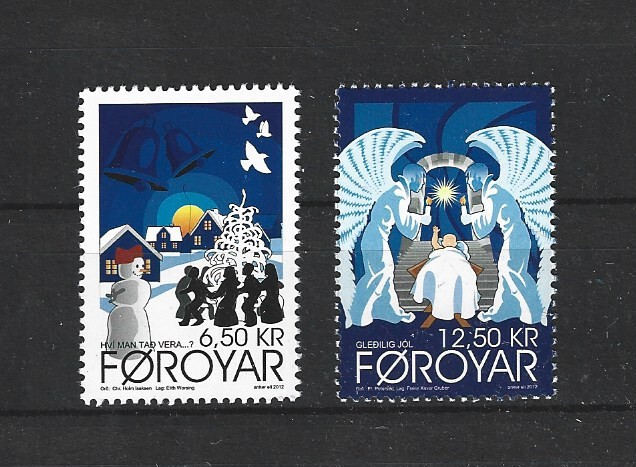 Faroe Islands 764 - 65 Christmas 2012 ** (MNH)