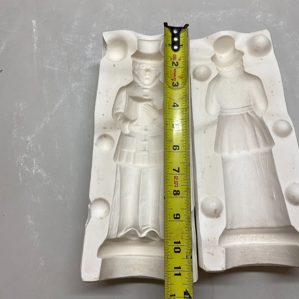 Ceramic Slip Casting Mold Boy Caroler Arctic #N52