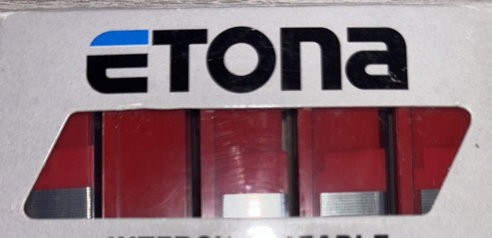 ETONA HDC-12 Red interchangeable color-coded cassettes EC-3 1/2"