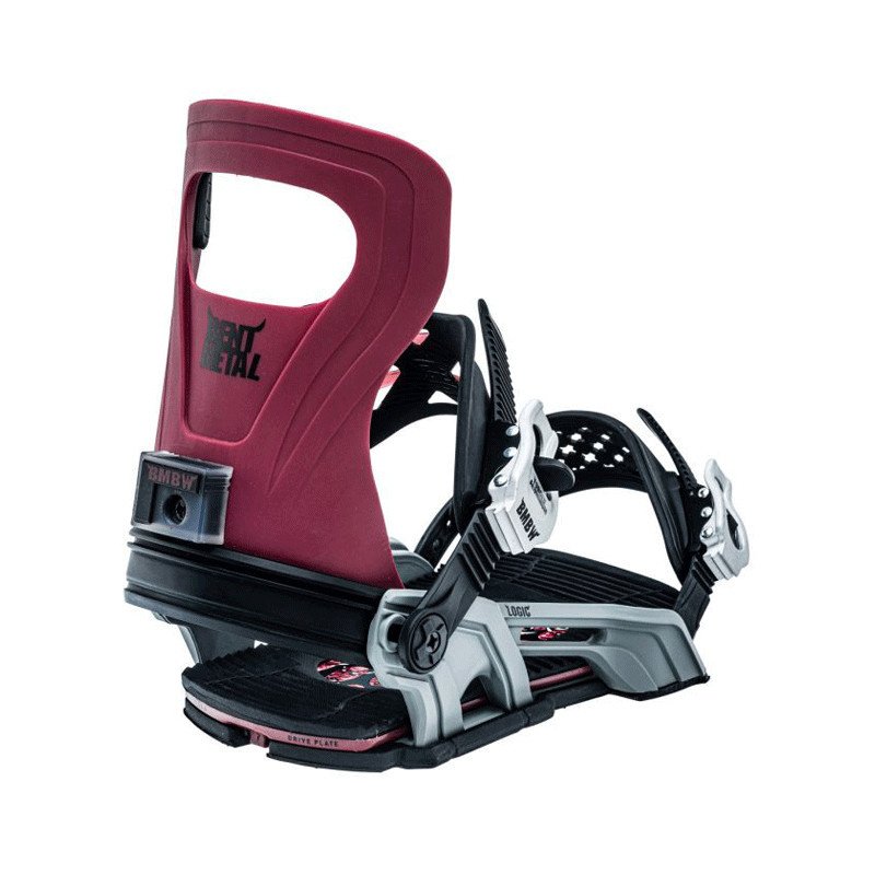 Bent Metal - Logic Snowboard Bindings - Red SALE