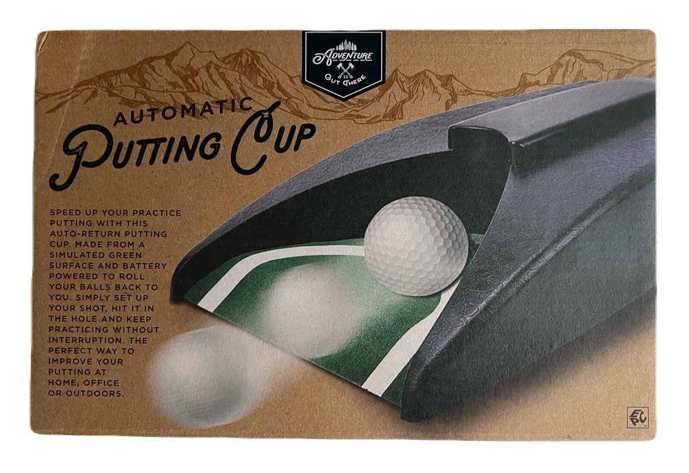 Adventure Men's Auto Return Golf Practice Cup In Black