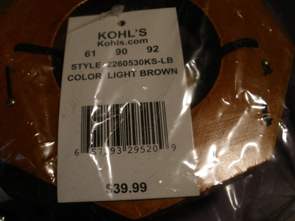 NEW Opened Bag Bamboo Light Brown Wind Chimes Kohl's