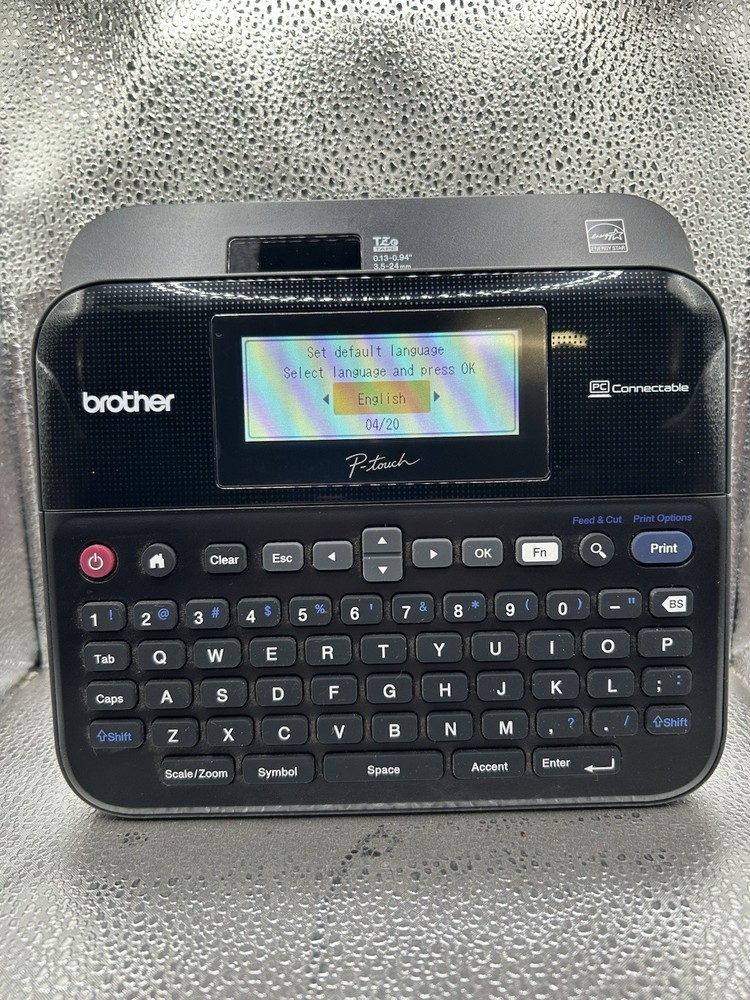 Brother Printer PTD600 PC Connectible Label Maker - Black