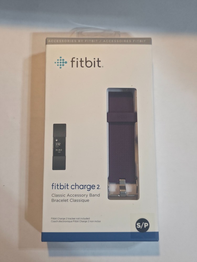 Authentic Fitbit Charge 2 Genuine Classic Accessory Band Plum Small/P ~ Sealed