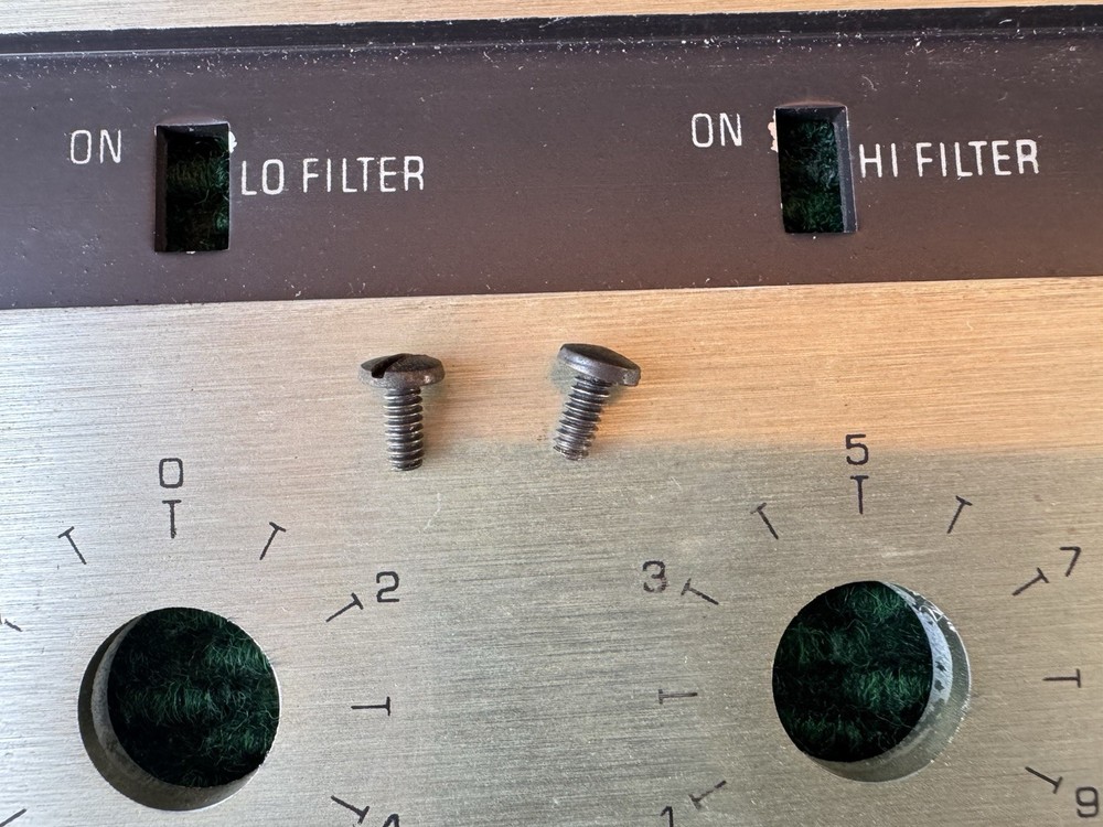 Eico Stereo Control Amplifier Model ST70 Face Plate