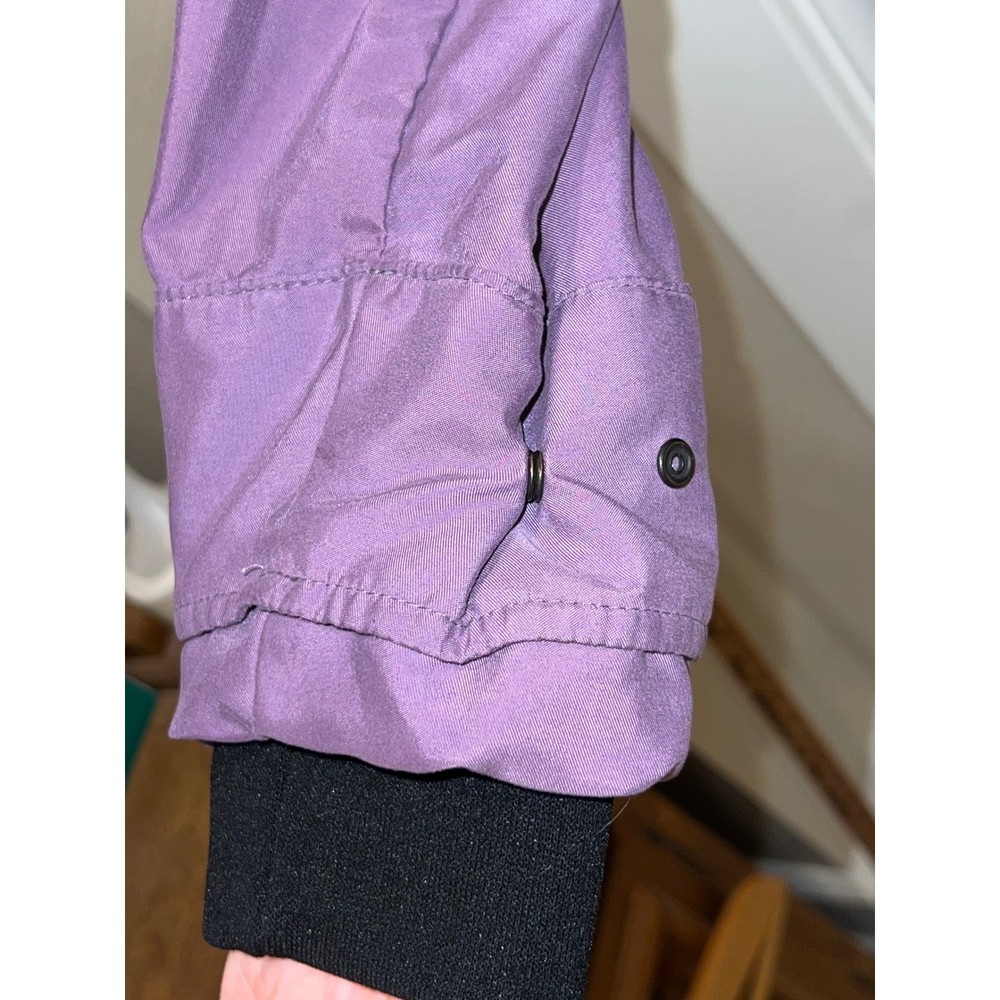 Zero Restriction M2 Windshirt Mens Large Purple Black Golf Pullover G01W005B