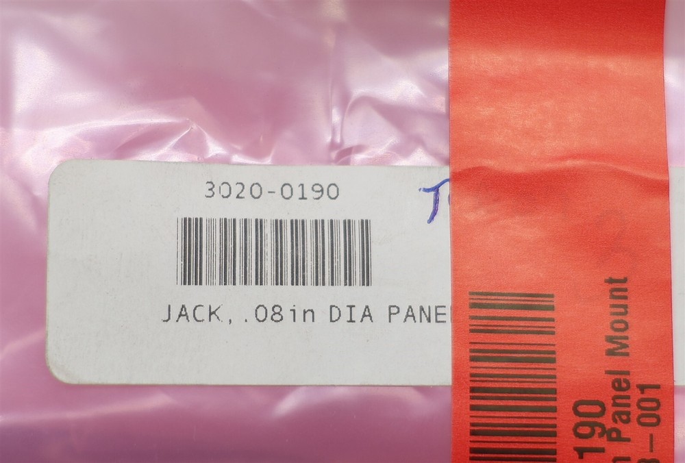 NEW OEM Ditch Witch Panel Mount Jack .08in Diameter 3020-0190