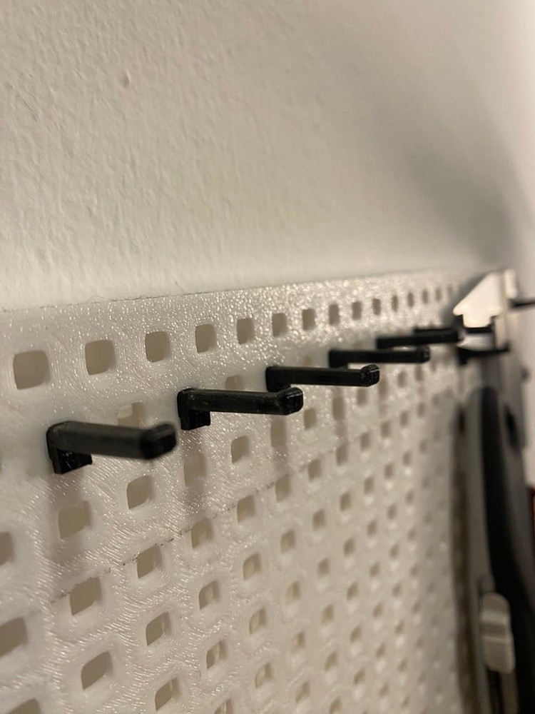 Tool Wall Mount Organizer - Workshop Storage System with Hooks and Compartments