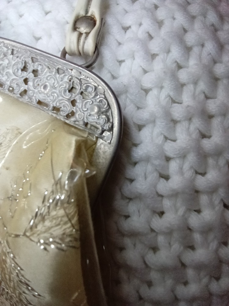 Vintage Hand Bag / Plastic Outer Cover
