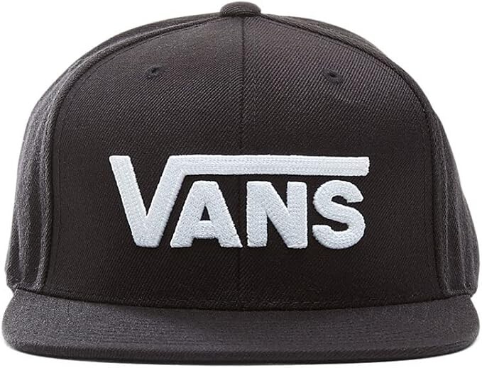 Vans Men's Snapback Hat Drop V Black/White One Size