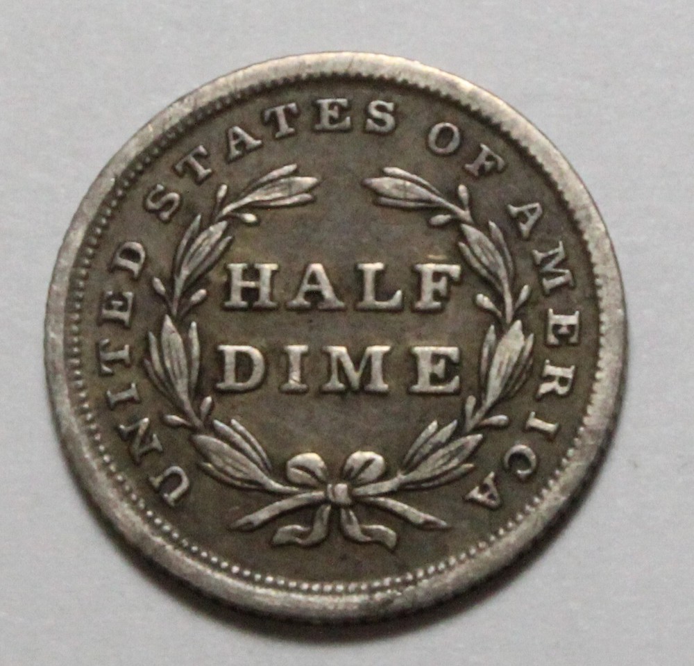 1838 Seated Half Dime DU528