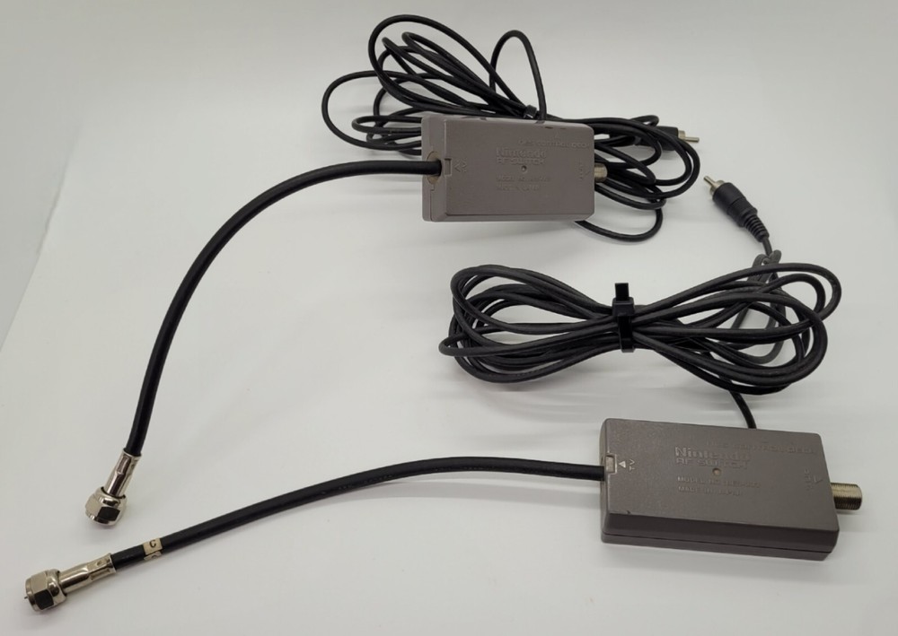 Nintendo NES Original & Authentic lot of 2 RF Switch Adapter