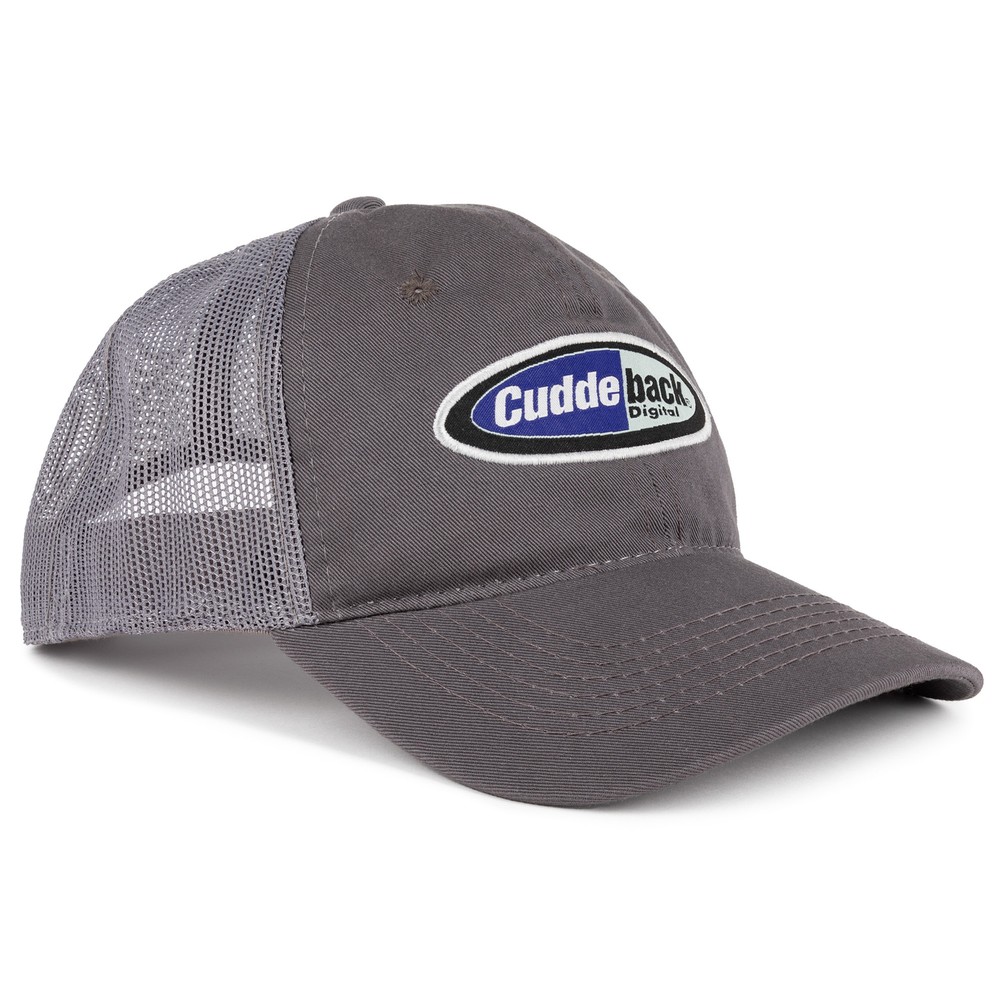Cuddeback Gray Mesh Back Adjustable Trucker Hat
