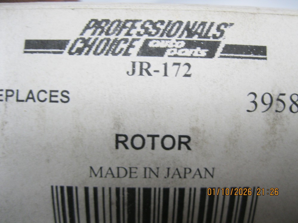 Professionals Choice JR-172 Distributor Rotor