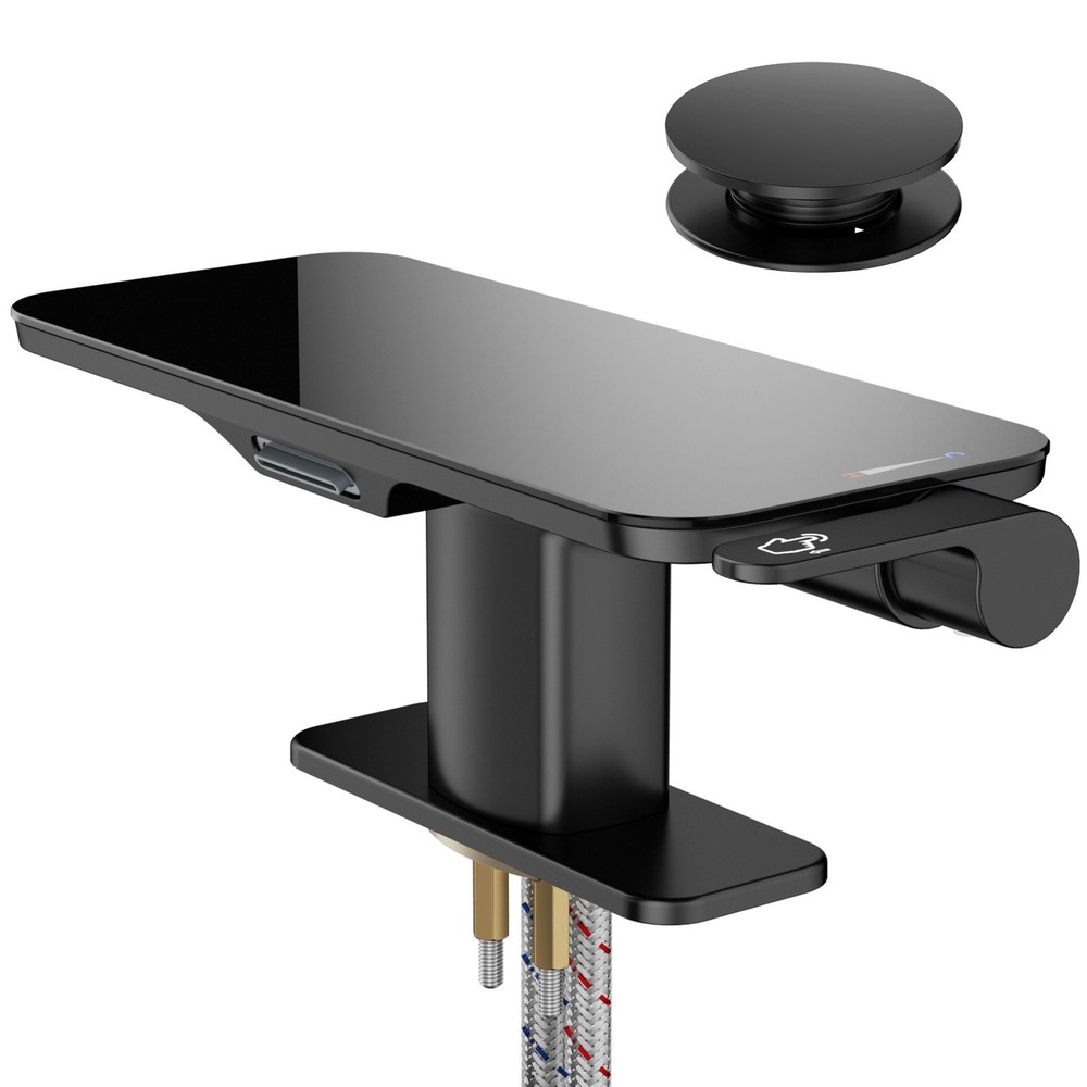 Single-Handle WaterfallBathroomSink Faucet, Elegance Modern Design
