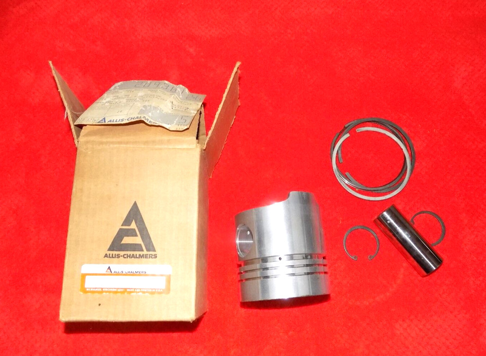 NOS Allis Chalmers Tractor Piston & Pin Ring Assembly Kit 2093612