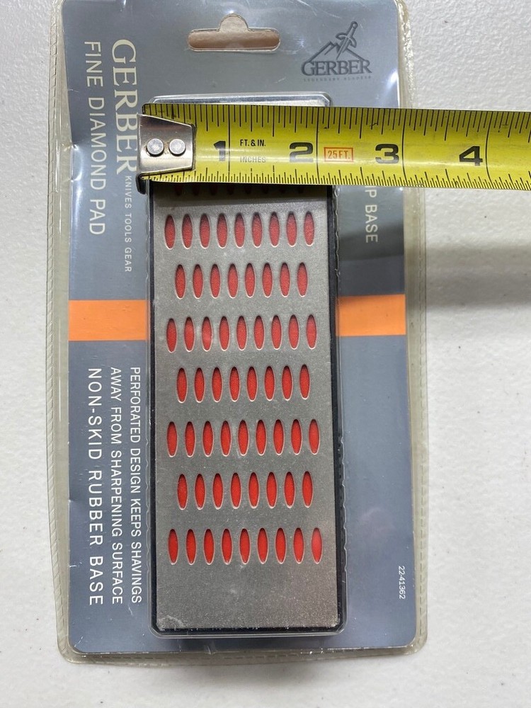 Gerber 22-41362 6"x 2" Diamond Sharpening Pad, Fine Grit