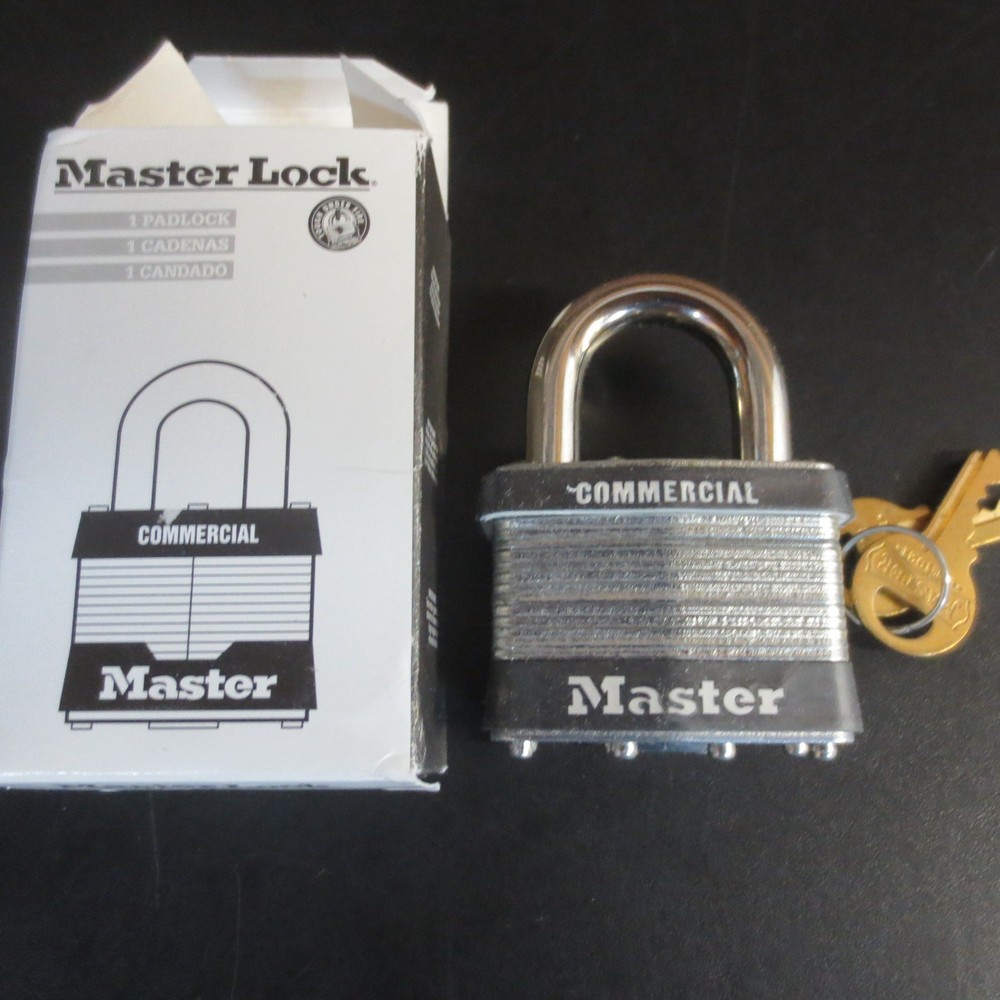 Master Lock MSL5 Keyed Padlock - Commercial - 2 Locks