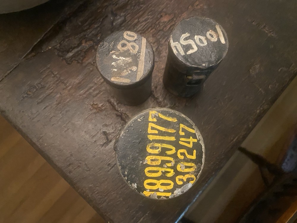 Vintage Military Surplus canisters Small