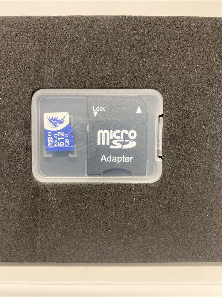 MicroSDXC UHS-I Card 512GB includes adapter