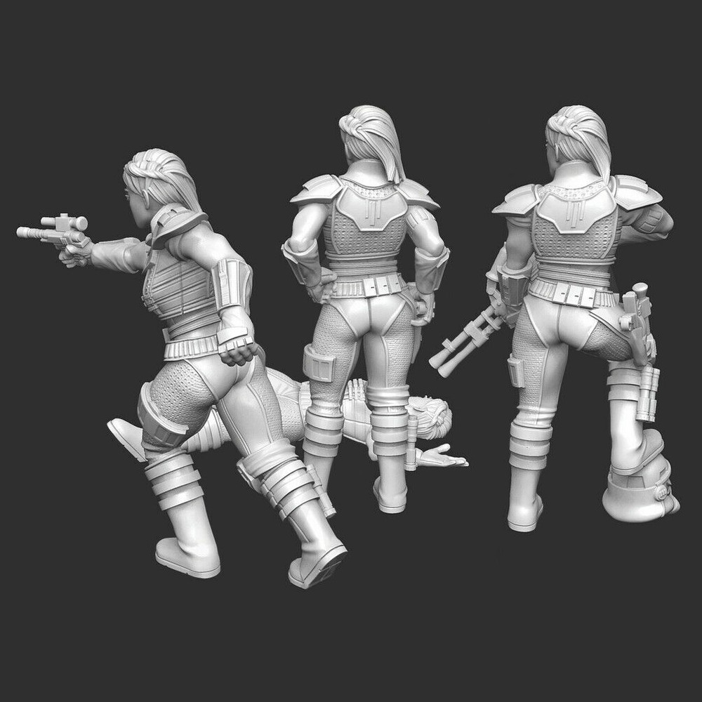 Star Wars Legion - Cara Dune Set (5) 3D Resin Printed Unit