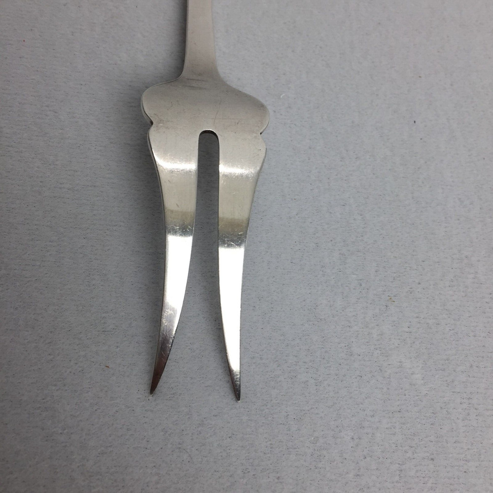 Viking Rose Serving Fork Th Marthinsen 830 Silver Norway