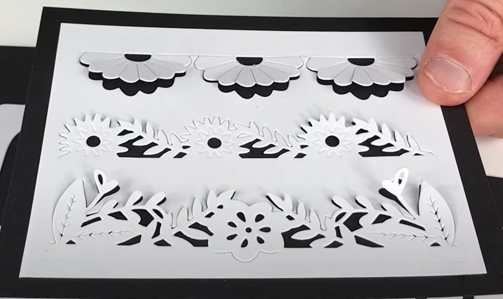 Sizzix Thinlits Bold Floral Edges 3pc set #665472 Retail $14.99 by Olivia Rose