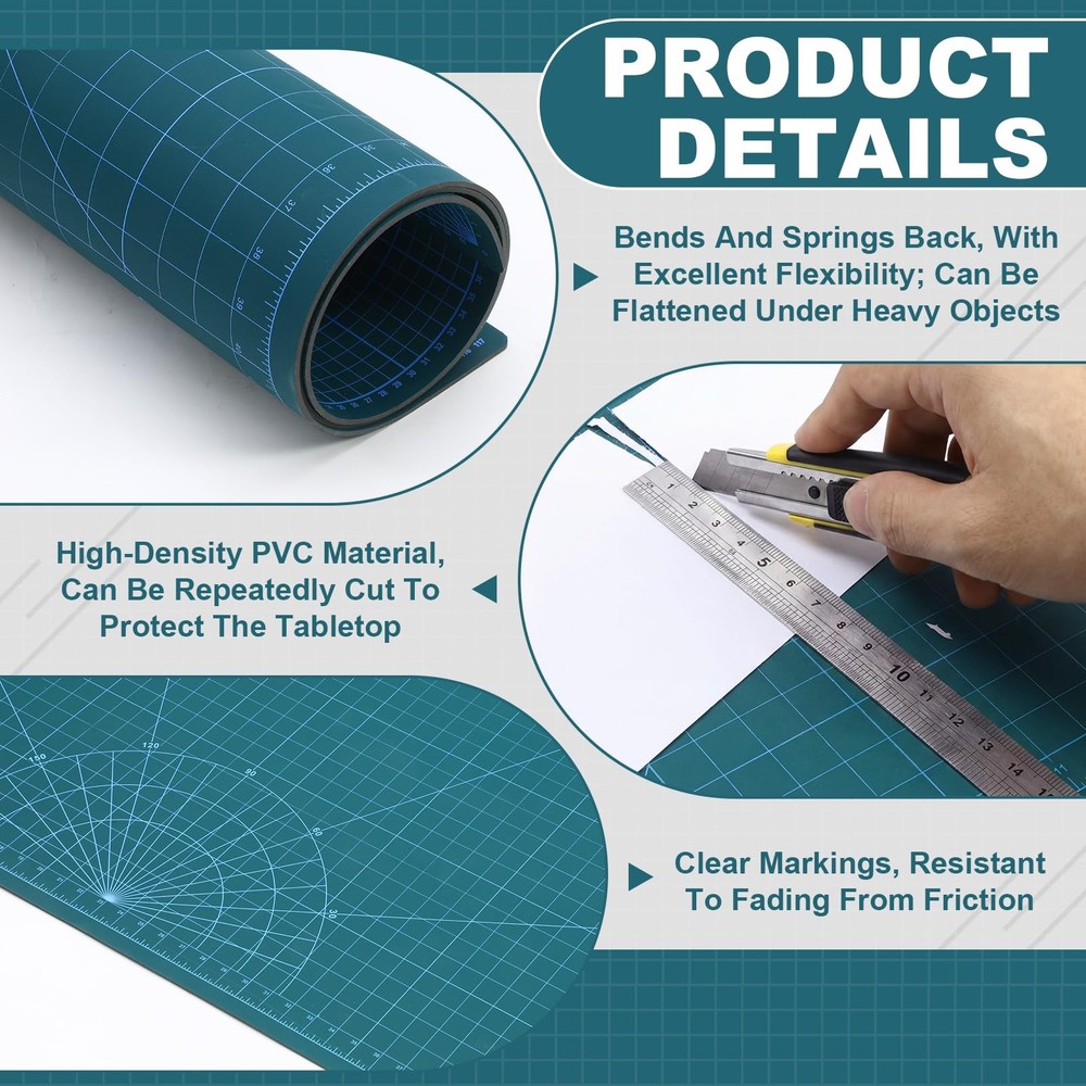 36 x 48 Inch Large Self Healing Cutting Mat Extra Thick Double Sided Sewing M...