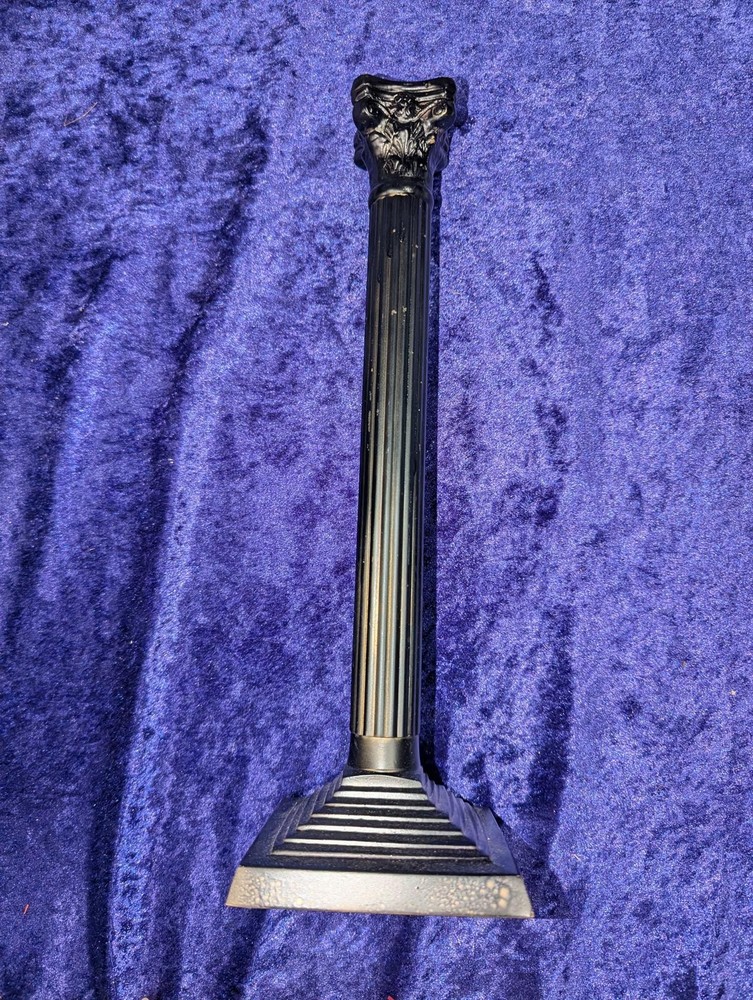 Black Decorative Miniature Corinthian Column Statue