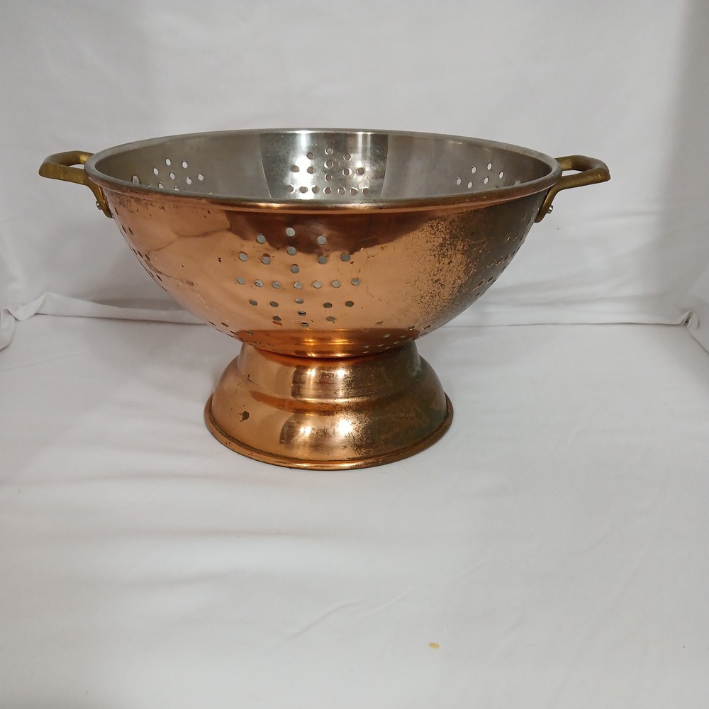Vintage Copper Colander