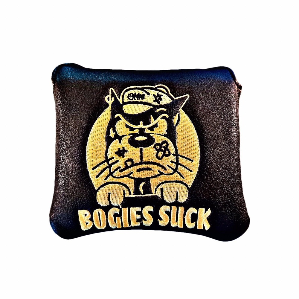 B&B Golf Mallet Putter Headcover - BOGIES SUCK