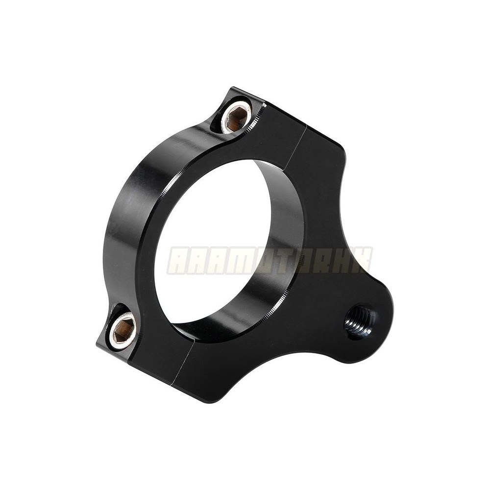 26MM-60MM Motorcycle Steering Damper Fork Frame Mounting Clamp Bracket Black