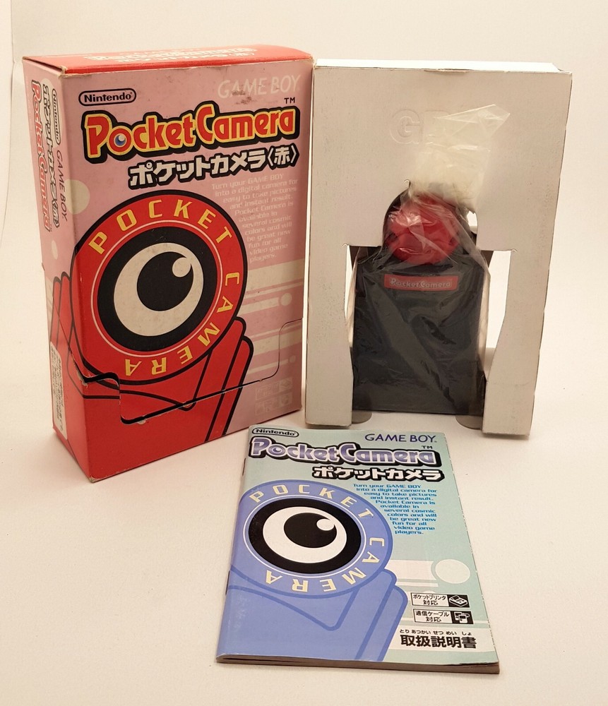 Retro Nintendo Game Boy Pocket Camera - Red - Original
