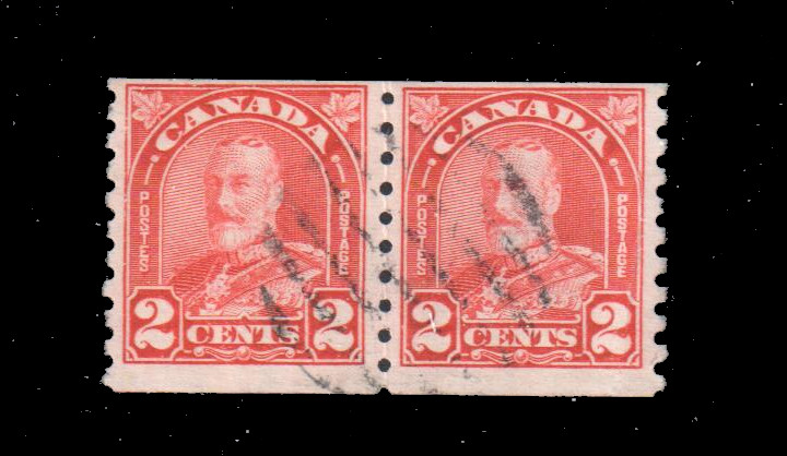 Canada Scott 181 Pair Used SCV $3.50