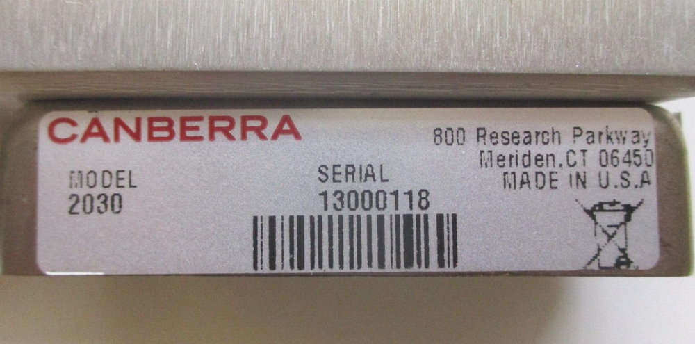 CANBERRA SINGLE CHANNEL ANALYZER MODULE MODEL 2030