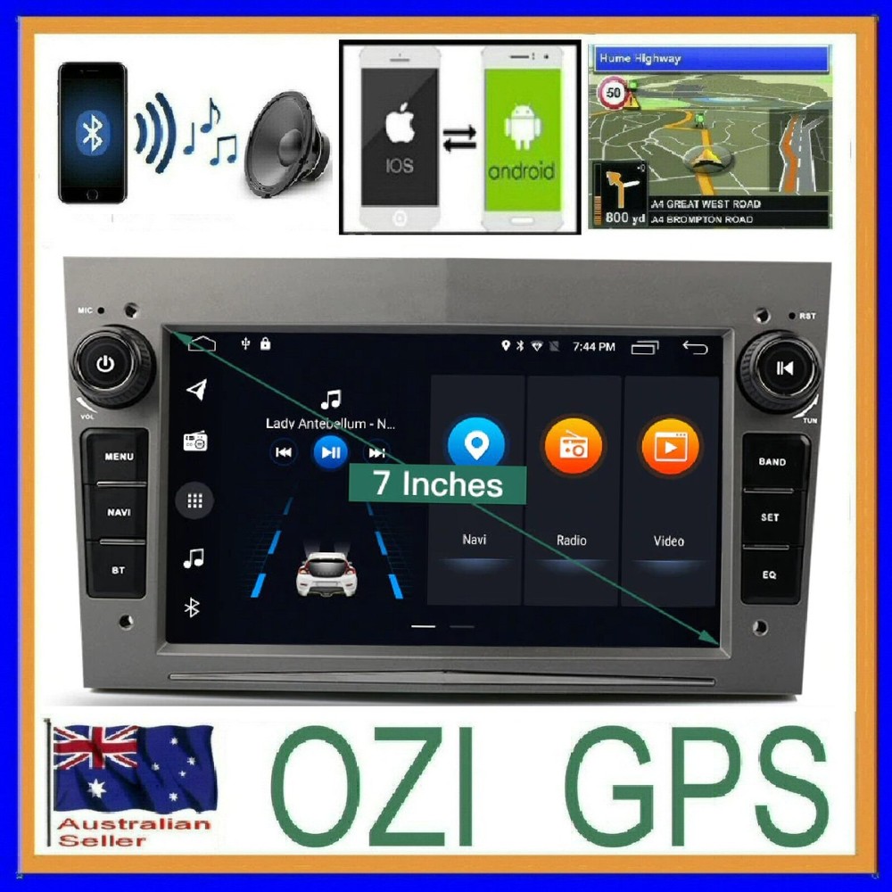 HOLDEN VECTRA 2003-04 HEAD UNIT GPS BLUETOOTH APPLE CARPLAY ANDROID AUTO CAMERA