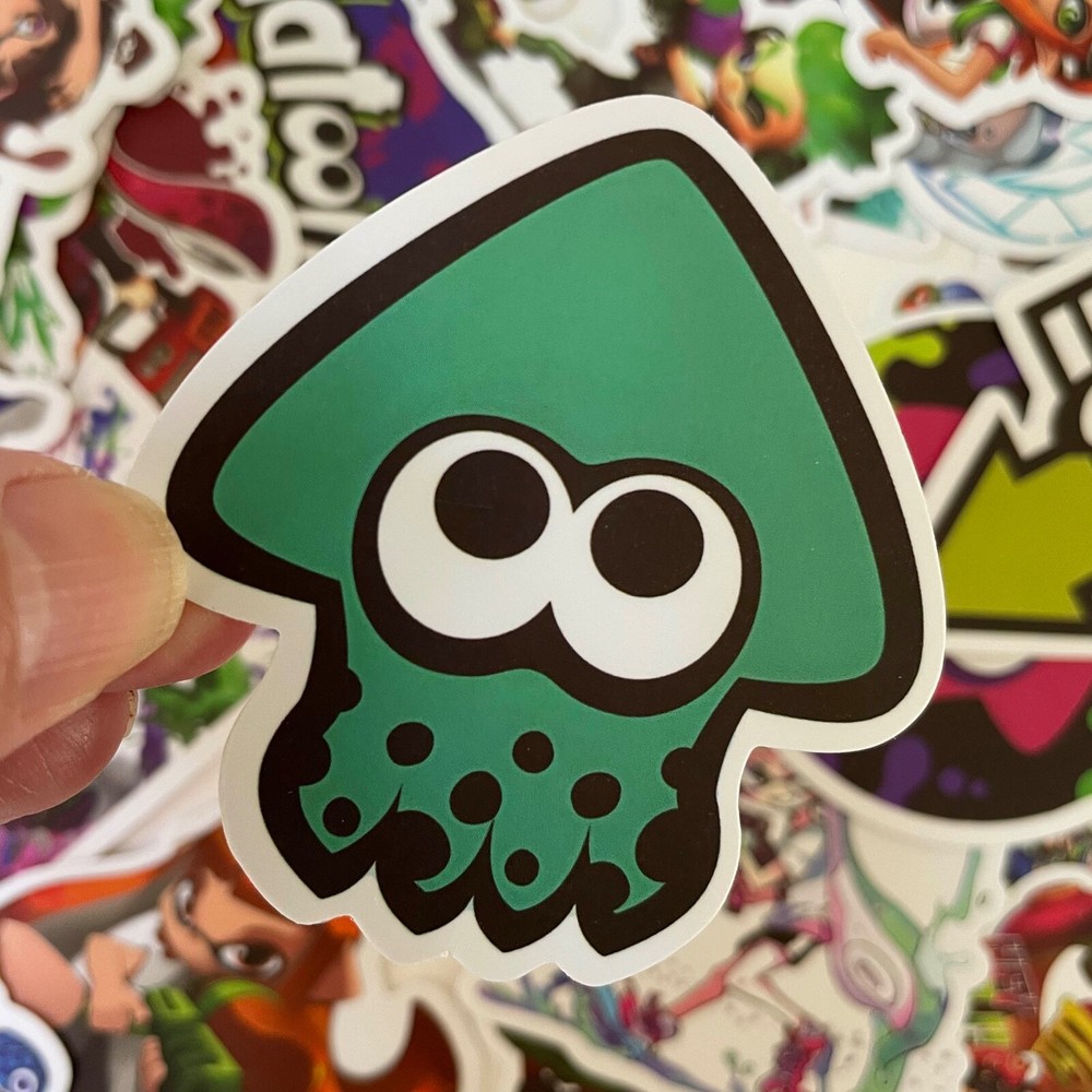 SPLATOON stickers, 50pcs, fantasy, video game decals water bottle computer