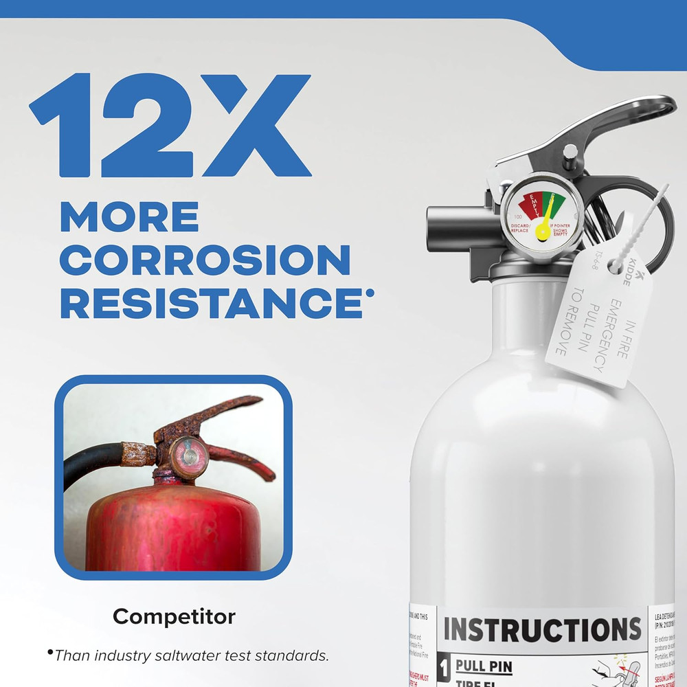Fire Extinguisher for Boats, Single-Use 5BC