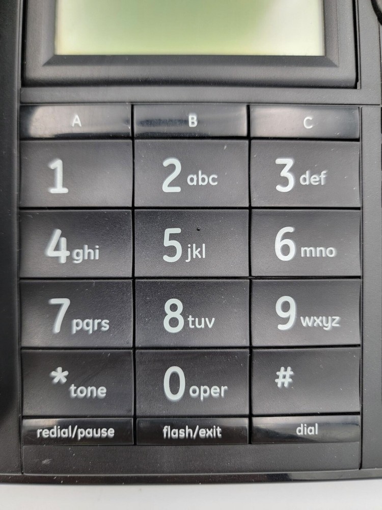 GE Corded Landline Phone Model 29585FE1-A With LCD Display Memory Store Function