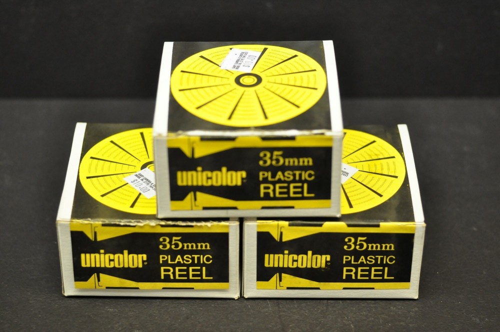 3-(three) Unicolor 35mm film developing reels. New