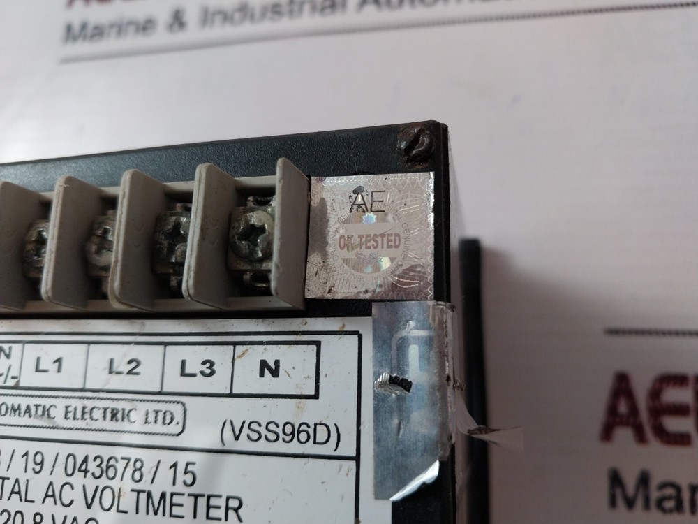 Automatic Electric Vss96d Digital Ac Voltmeter