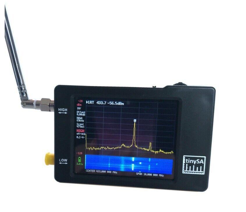 TinySA Portable Spectrum Analyzer Handheld Frequency Analyzer Signal Generator