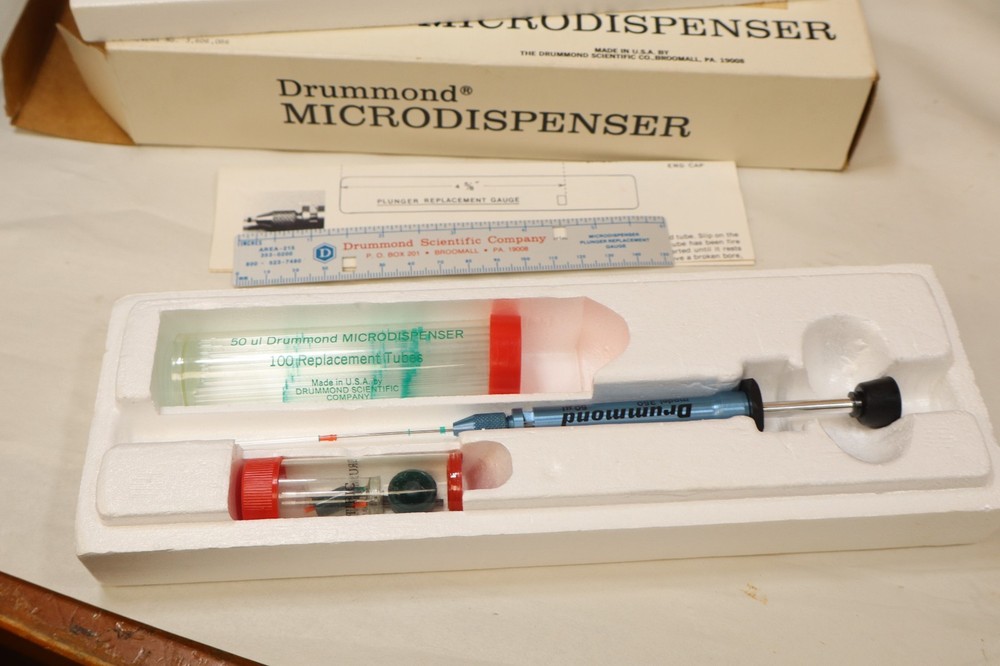 DRUMMOND 50uL Microdispenser Fixed Volume Single Channel Pipet