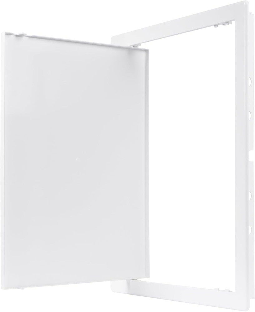 12" X 16" White Plastic Access Panel. Service Shaft Door Panel. Plumbing, Electr