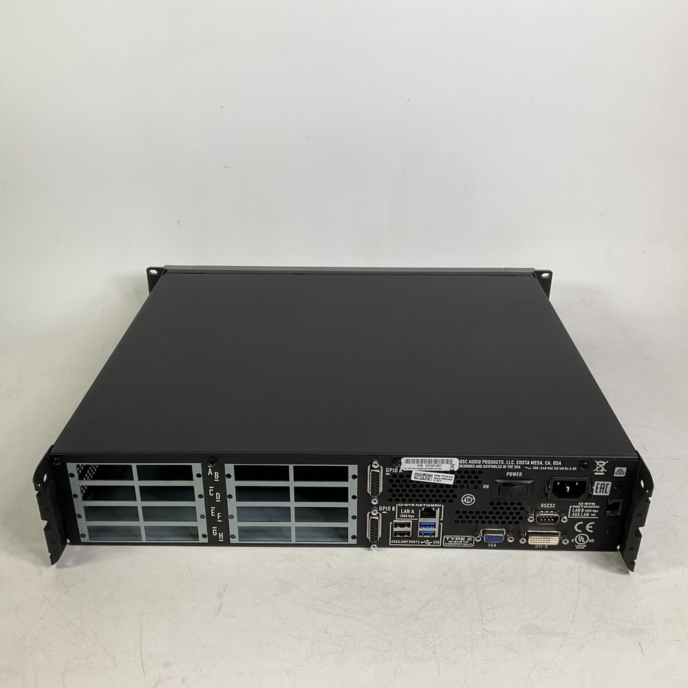 QSC Q-SYS I/O Frame 8s Integrated System Platform NO CARDS