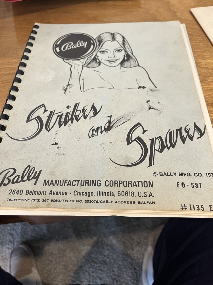 Strikes & Spares Pinball Manual & Schematics